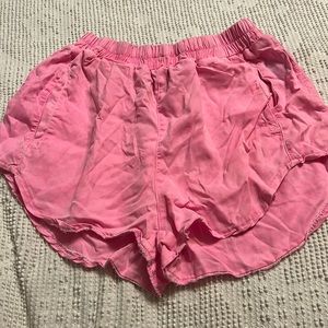 Pink shorts